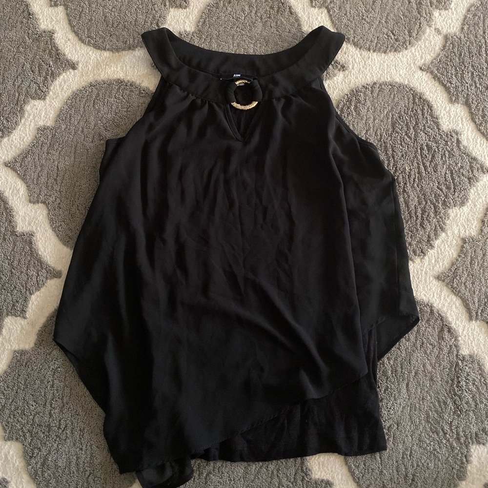 Womens black IZ Byer sleeveless shirt